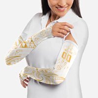 Maori Rugby Custom Ngaru Mangopare Arm Sleeves Koura Niho Taniwha Motif LT9 - Polynesian Pride