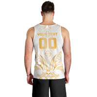Maori Rugby Custom Ngaru Mangopare Men Tank Top Koura Niho Taniwha Motif LT9 - Polynesian Pride