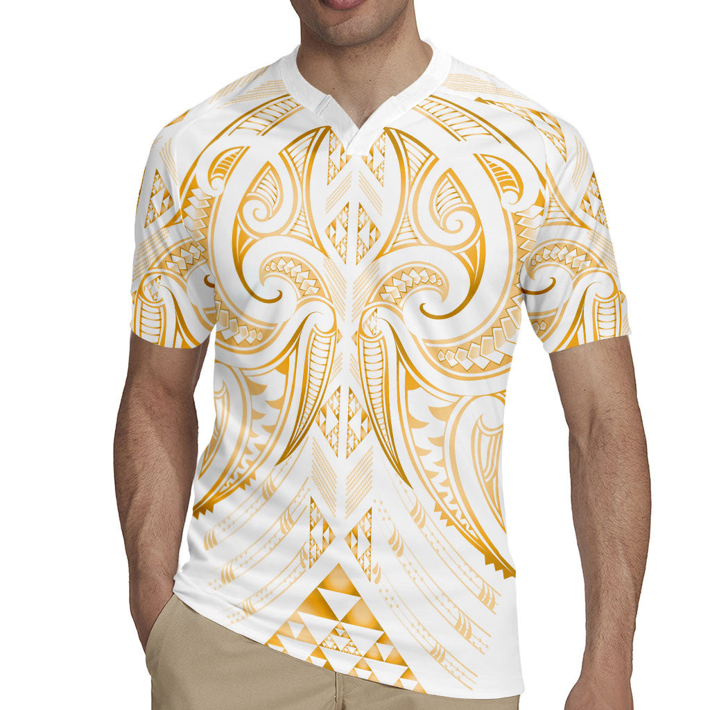 Maori Rugby Custom Ngaru Mangopare Rugby Jersey Koura Niho Taniwha Motif LT9 - Polynesian Pride