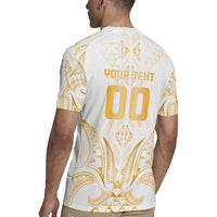 Maori Rugby Custom Ngaru Mangopare Rugby Jersey Koura Niho Taniwha Motif LT9 - Polynesian Pride