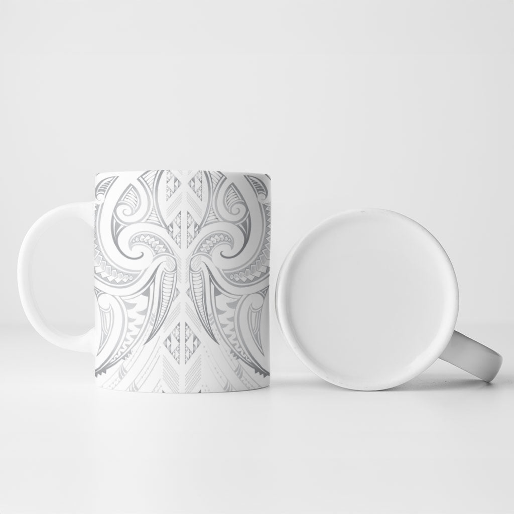 Maori Rugby Custom Ngaru Mangopare Ceramic Mug Kiwikiwi Niho Taniwha Motif LT9 - Polynesian Pride