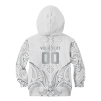 Maori Rugby Custom Ngaru Mangopare Kid Hoodie Kiwikiwi Niho Taniwha Motif LT9 - Polynesian Pride