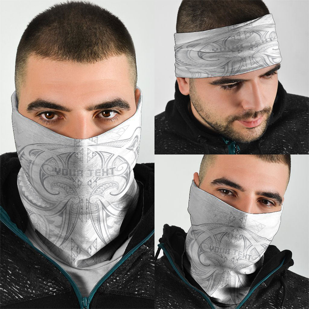 Maori Rugby Custom Ngaru Mangopare Neck Gaiter Kiwikiwi Niho Taniwha Motif LT9 - Polynesian Pride