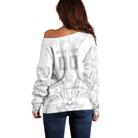 Maori Rugby Custom Ngaru Mangopare Off Shoulder Sweater Kiwikiwi Niho Taniwha Motif LT9 - Polynesian Pride