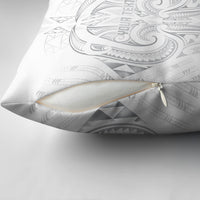 Maori Rugby Custom Ngaru Mangopare Pillow Cover Kiwikiwi Niho Taniwha Motif LT9 - Polynesian Pride