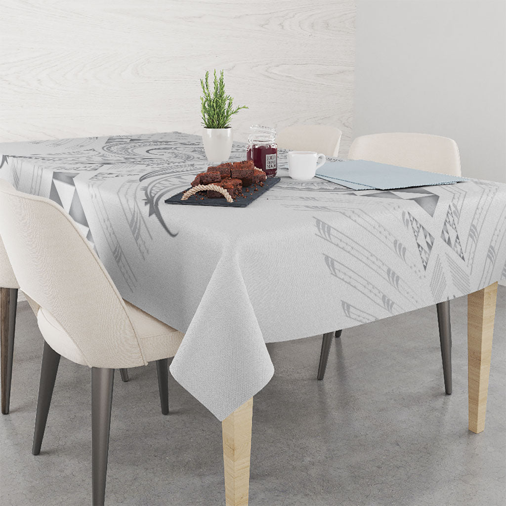 Maori Rugby Custom Ngaru Mangopare Tablecloth Kiwikiwi Niho Taniwha Motif LT9 - Polynesian Pride