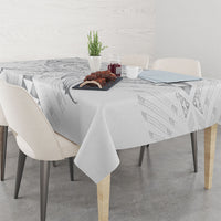 Maori Rugby Custom Ngaru Mangopare Tablecloth Kiwikiwi Niho Taniwha Motif LT9 - Polynesian Pride