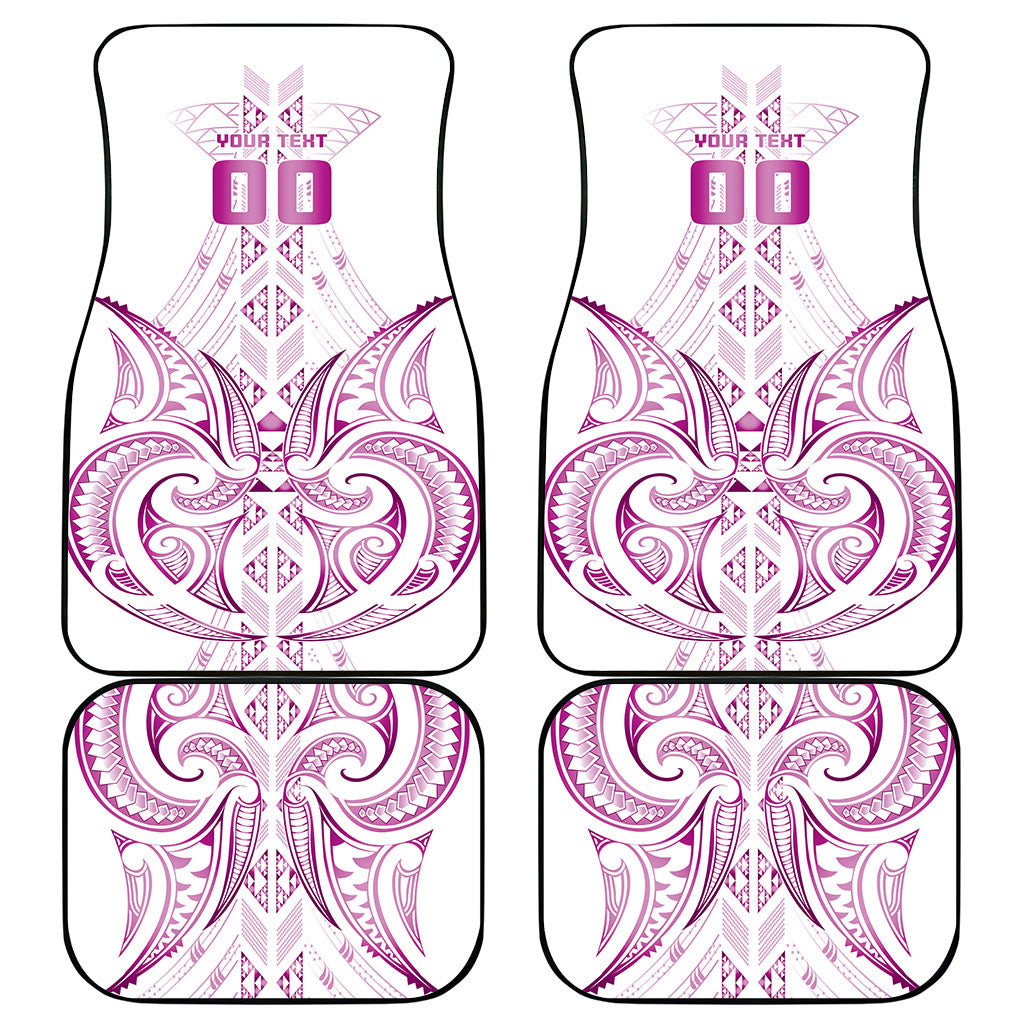 Maori Rugby Custom Ngaru Mangopare Car Mats Mawhero Niho Taniwha Motif LT9 - Polynesian Pride