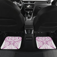 Maori Rugby Custom Ngaru Mangopare Car Mats Mawhero Niho Taniwha Motif LT9 Set 2pcs - Back Pink - Polynesian Pride