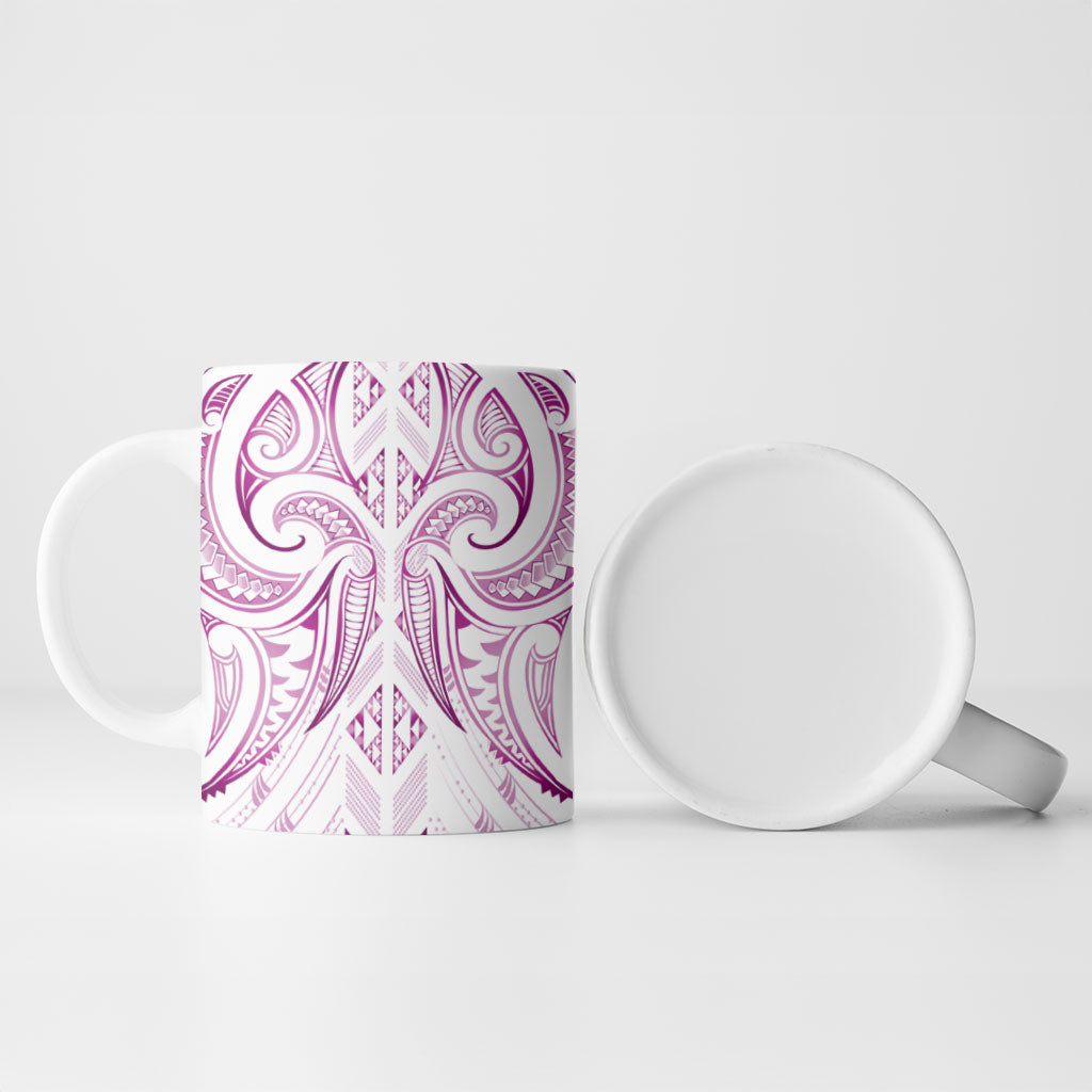 Maori Rugby Custom Ngaru Mangopare Ceramic Mug Mawhero Niho Taniwha Motif LT9 - Polynesian Pride