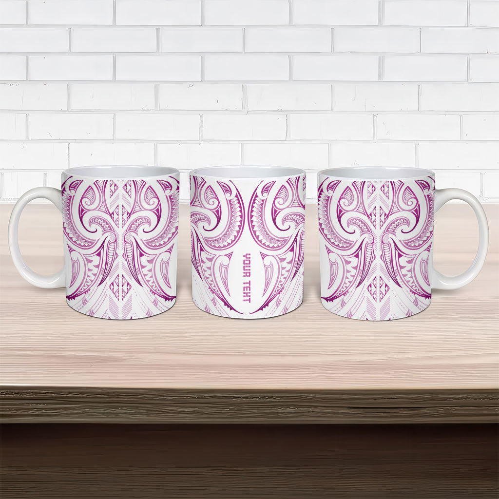 Maori Rugby Custom Ngaru Mangopare Ceramic Mug Mawhero Niho Taniwha Motif LT9 - Polynesian Pride