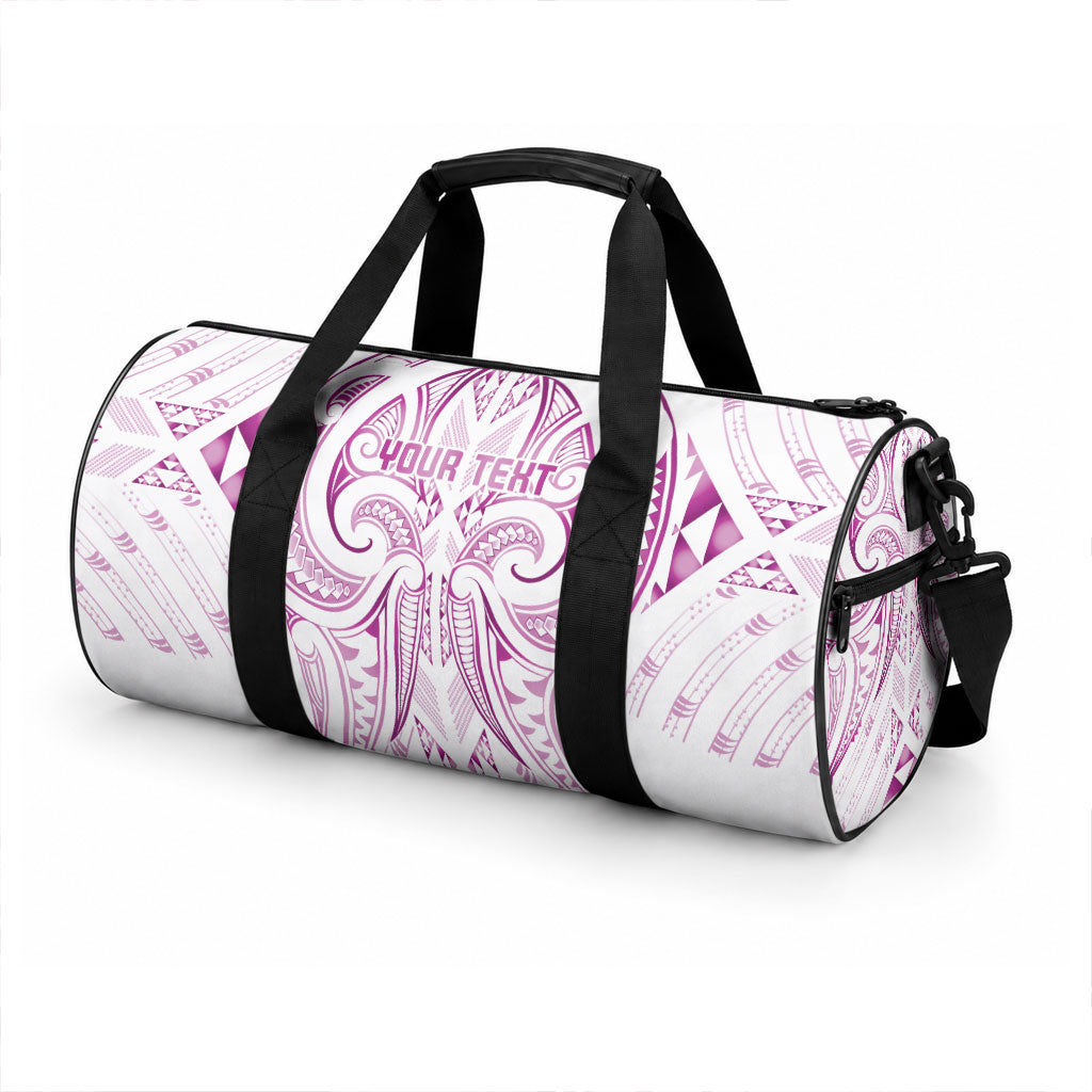 Maori Rugby Custom Ngaru Mangopare Duffle Bag Mawhero Niho Taniwha Motif LT9 - Polynesian Pride