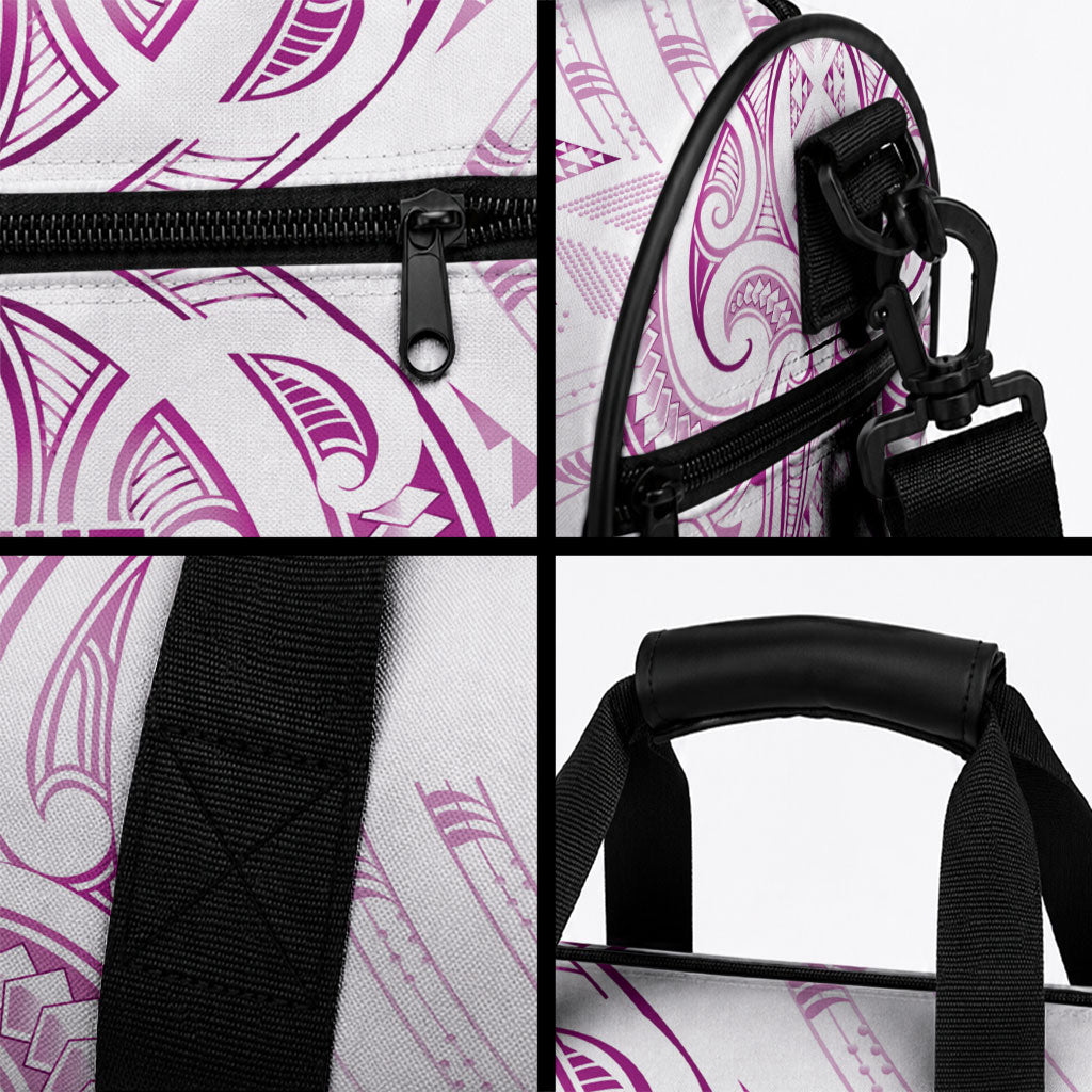 Maori Rugby Custom Ngaru Mangopare Duffle Bag Mawhero Niho Taniwha Motif LT9 - Polynesian Pride