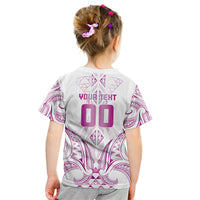 Maori Rugby Custom Ngaru Mangopare Kid T Shirt Mawhero Niho Taniwha Motif LT9 - Polynesian Pride