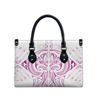 Maori Rugby Custom Ngaru Mangopare Leather Bag Mawhero Niho Taniwha Motif LT9 - Polynesian Pride