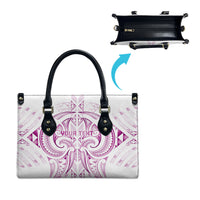 Maori Rugby Custom Ngaru Mangopare Leather Bag Mawhero Niho Taniwha Motif LT9 - Polynesian Pride