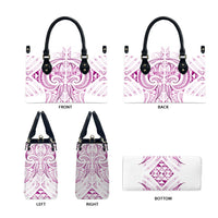 Maori Rugby Custom Ngaru Mangopare Leather Bag Mawhero Niho Taniwha Motif LT9 - Polynesian Pride