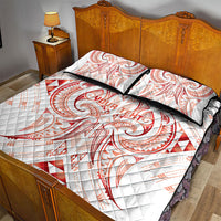 Maori Rugby Custom Ngaru Mangopare Quilt Bed Set Whero Niho Taniwha Motif LT9 - Polynesian Pride