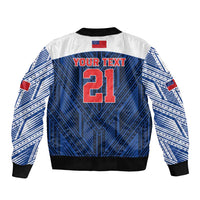 Custom Rugby Toa Samoa Bomber Jacket Samoa mo Samoa Island Warrior Pride LT9 - Polynesian Pride