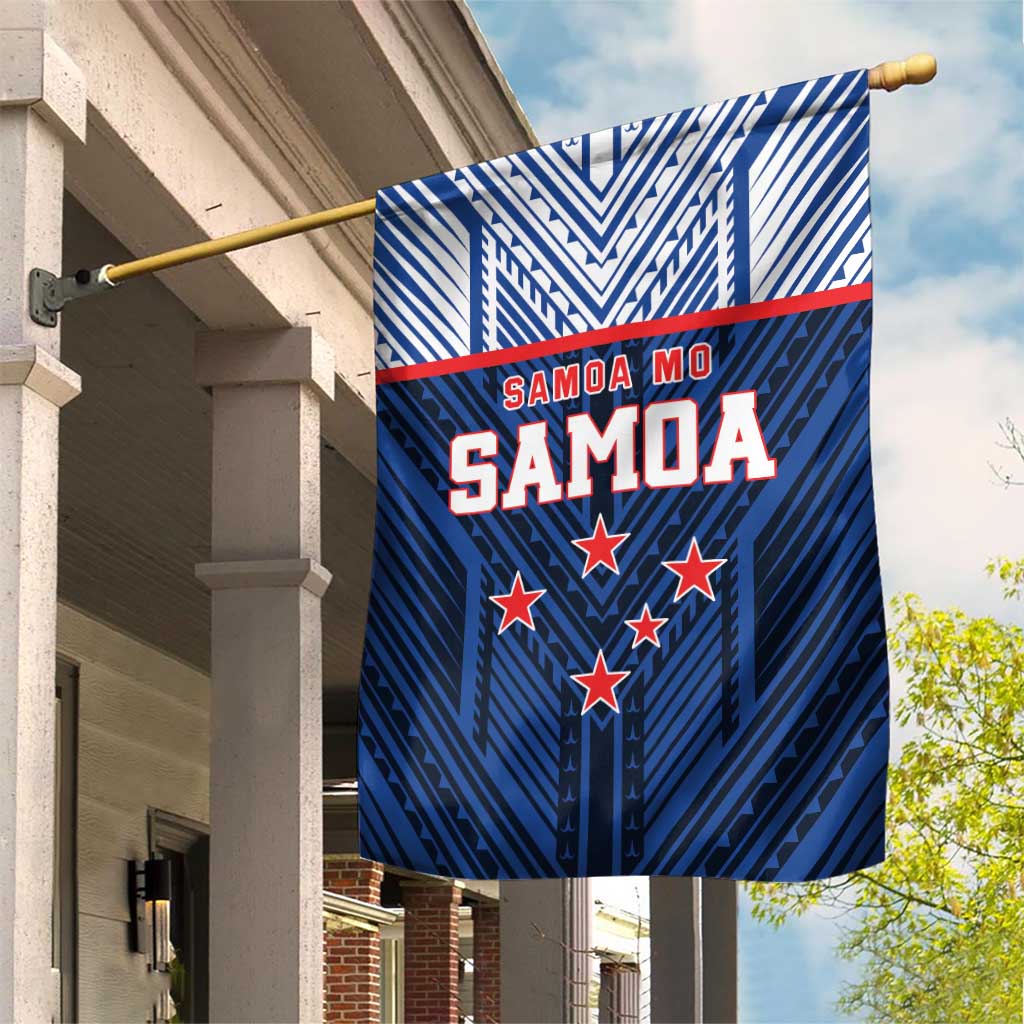 Rugby Toa Samoa Garden Flag Samoa mo Samoa Island Warrior Pride LT9 House Flag Blue - Polynesian Pride