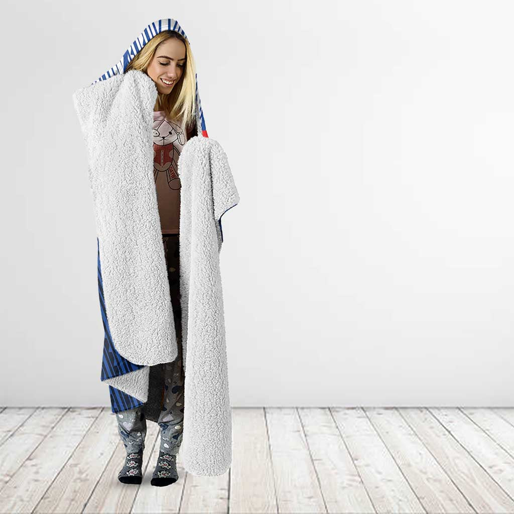 Rugby Toa Samoa Hooded Blanket Samoa mo Samoa Island Warrior Pride LT9 - Polynesian Pride