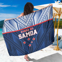 Rugby Toa Samoa Sarong Samoa mo Samoa Island Warrior Pride LT9 One Size 44 x 66 inches Blue - Polynesian Pride