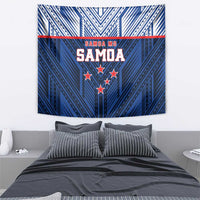 Rugby Toa Samoa Tapestry Samoa mo Samoa Island Warrior Pride LT9 - Polynesian Pride