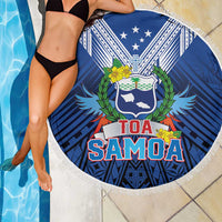 Rugby Toa Samoa Beach Blanket Samoa mo Samoa Strength in Tatau LT9 - Polynesian Pride