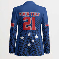 Custom Rugby Toa Samoa Blazer Samoa mo Samoa Strength in Tatau LT9 - Polynesian Pride