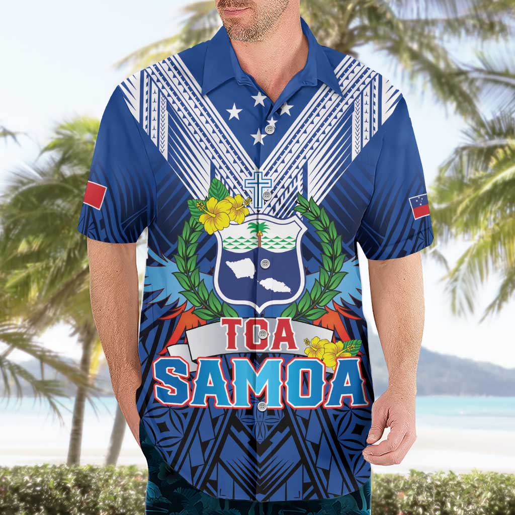Custom Rugby Toa Samoa Hawaiian Shirt Samoa mo Samoa Strength in Tatau LT9 - Polynesian Pride