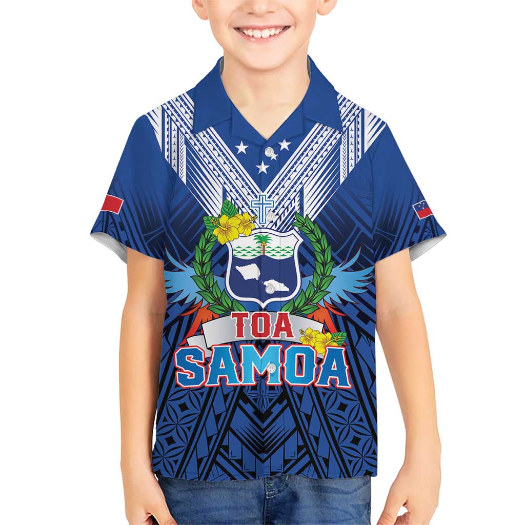 Custom Rugby Toa Samoa Hawaiian Shirt Samoa mo Samoa Strength in Tatau LT9 - Polynesian Pride