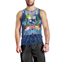Custom Rugby Toa Samoa Men Tank Top Samoa mo Samoa Strength in Tatau LT9 - Polynesian Pride