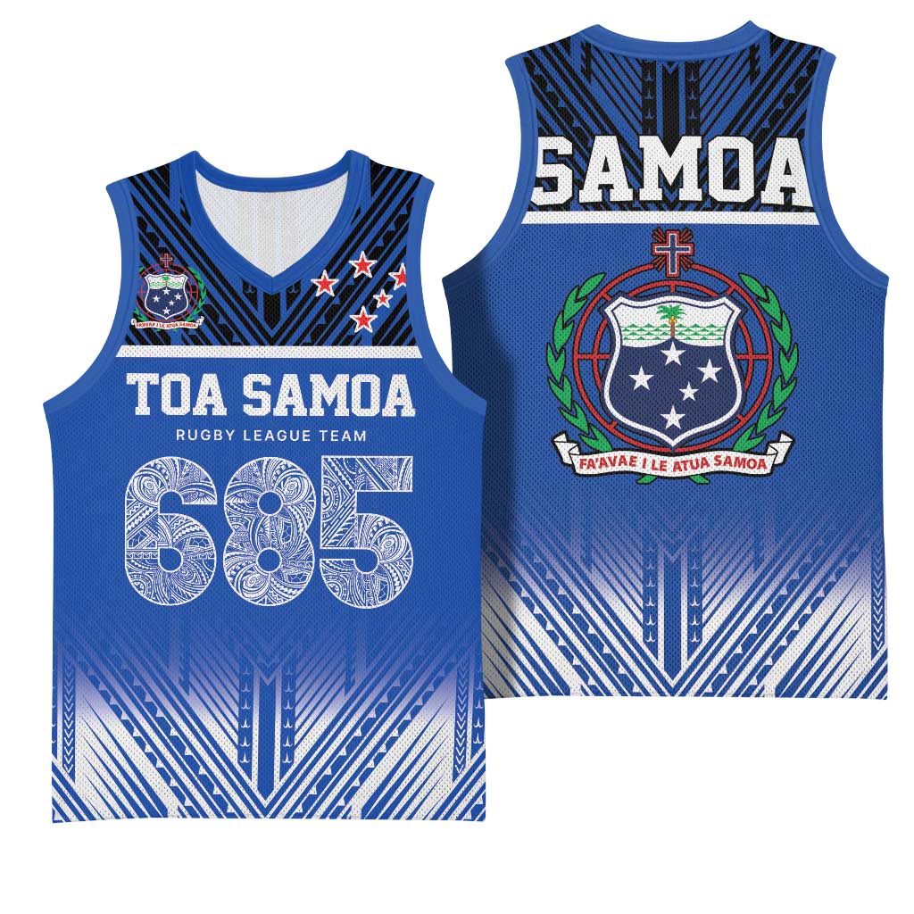 Toa Samoa 685 Basketball Jersey Uso Aso Uma For Life For Samoa LT9 - Polynesian Pride