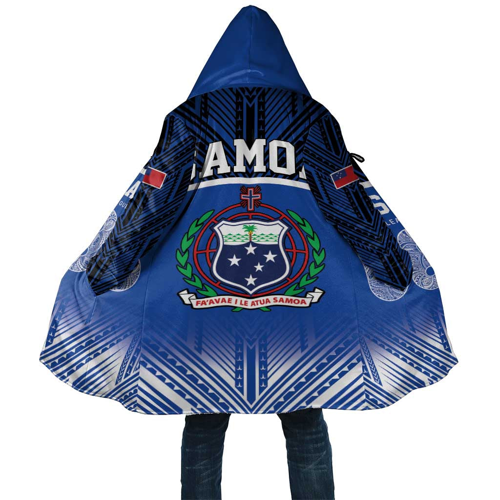 Toa Samoa 685 Cloak Uso Aso Uma For Life For Samoa LT9 Unisex Blue - Polynesian Pride