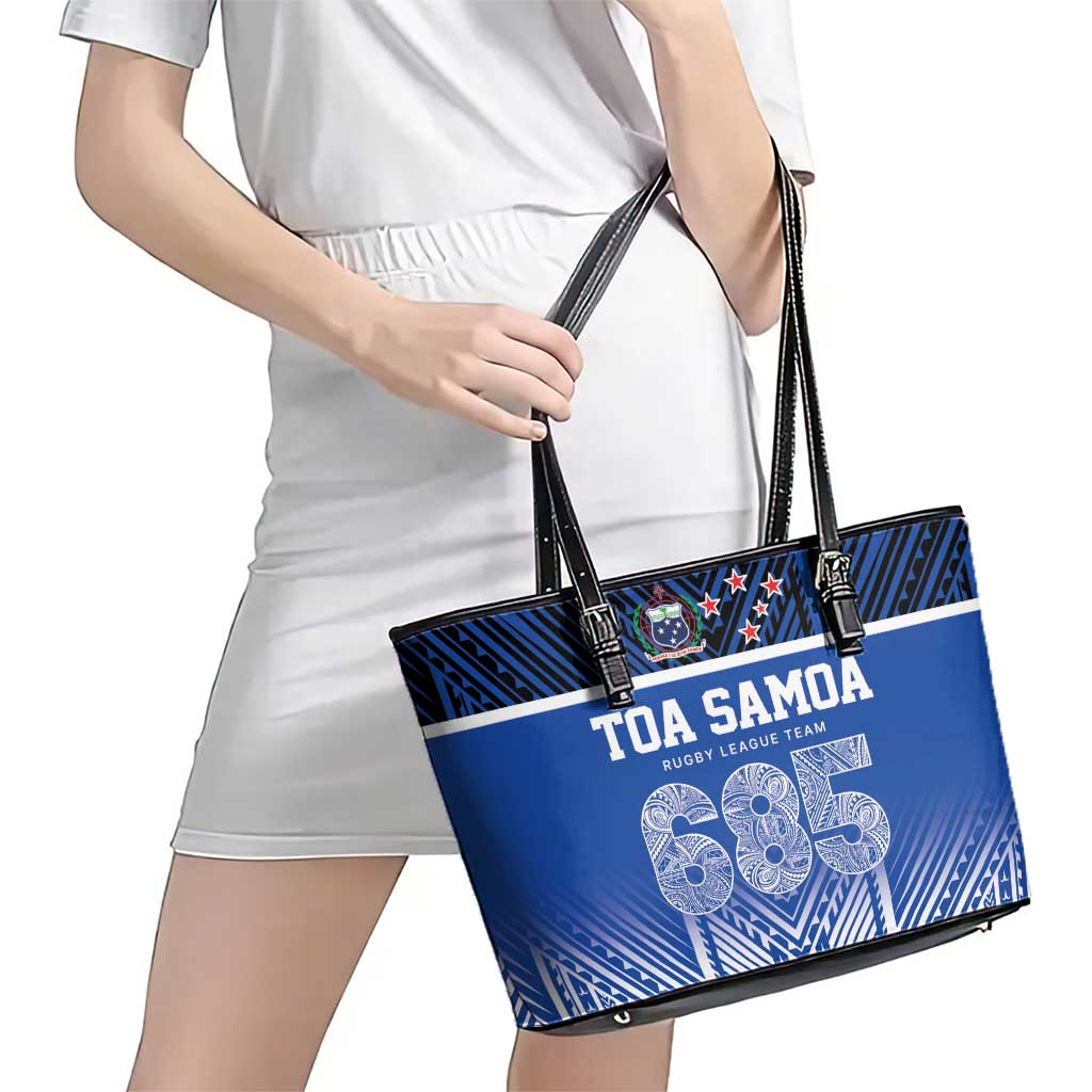Toa Samoa 685 Leather Tote Bag Uso Aso Uma For Life For Samoa LT9 - Polynesian Pride
