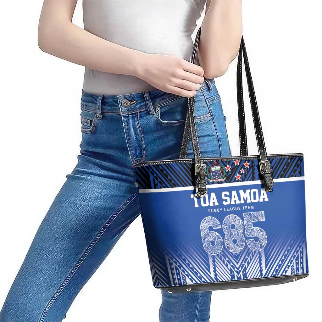 Toa Samoa 685 Leather Tote Bag Uso Aso Uma For Life For Samoa LT9 - Polynesian Pride