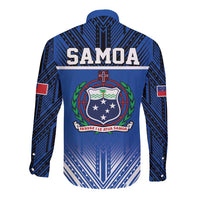 Toa Samoa 685 Long Sleeve Button Shirt Uso Aso Uma For Life For Samoa LT9 - Polynesian Pride