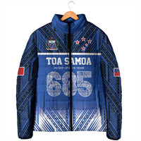 Toa Samoa 685 Padded Jacket Uso Aso Uma For Life For Samoa LT9 - Polynesian Pride