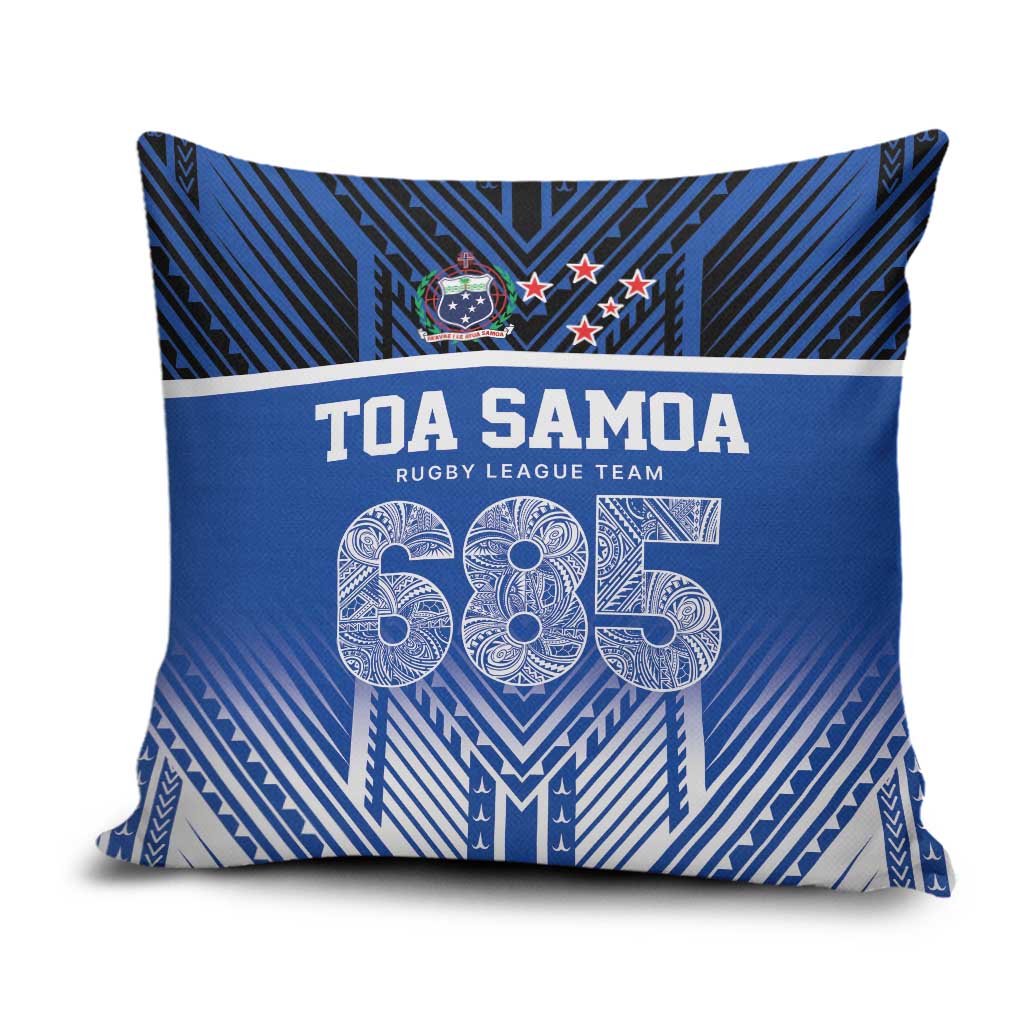Toa Samoa 685 Pillow Cover Uso Aso Uma For Life For Samoa LT9 Blue - Polynesian Pride