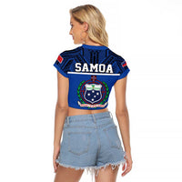 Toa Samoa 685 Raglan Cropped T Shirt Uso Aso Uma For Life For Samoa LT9 - Polynesian Pride