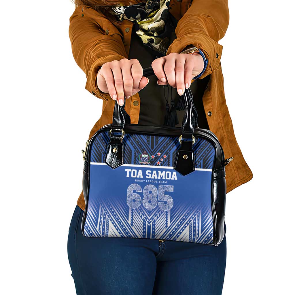 Toa Samoa 685 Shoulder Handbag Uso Aso Uma For Life For Samoa LT9 One Size Blue - Polynesian Pride