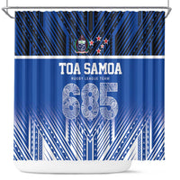 Toa Samoa 685 Shower Curtain Uso Aso Uma For Life For Samoa LT9 Blue - Polynesian Pride
