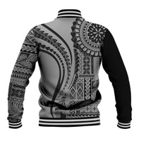 Samoa Siapo Arty Baseball Jacket Black Style LT9 - Polynesian Pride