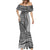 Samoa Siapo Arty Mermaid Dress Black Style LT9 - Polynesian Pride