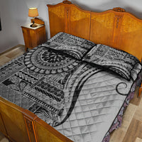 Samoa Siapo Arty Quilt Bed Set Black Style LT9 - Polynesian Pride