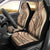 Samoa Siapo Arty Car Seat Cover Brown Style LT9 - Polynesian Pride