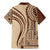 Samoa Siapo Arty Family Matching Mermaid Dress and Hawaiian Shirt Brown Style LT9 - Polynesian Pride