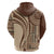 Samoa Siapo Arty Hoodie Brown Style LT9 - Polynesian Pride