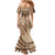 Samoa Siapo Arty Mermaid Dress Brown Style LT9 - Polynesian Pride