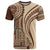 Samoa Siapo Arty T Shirt Brown Style LT9 Brown - Polynesian Pride